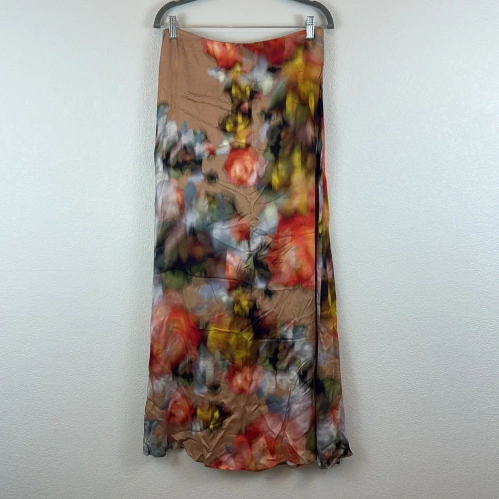 Stillwater Good Grace‎ Maxi Skirt - Watercolor Floral Size Large